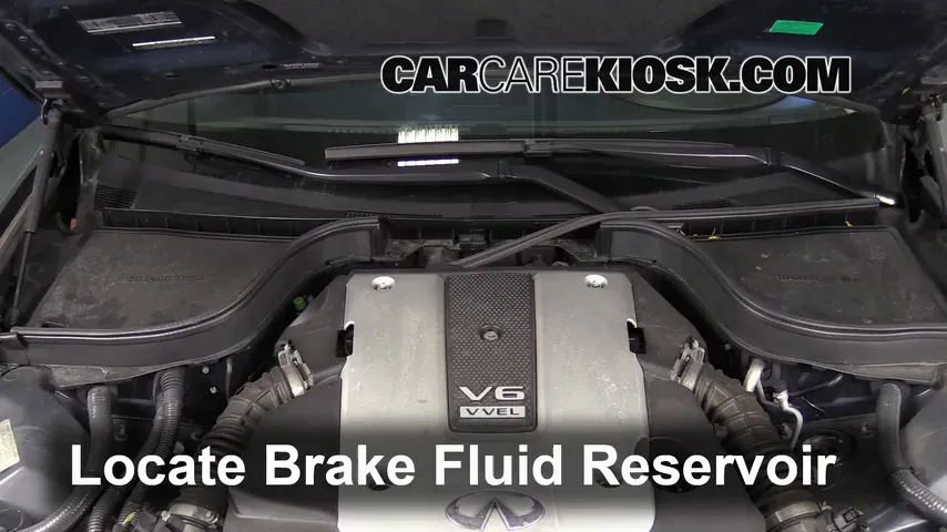 2008 Infiniti G35 3.5L V6 Brake Fluid